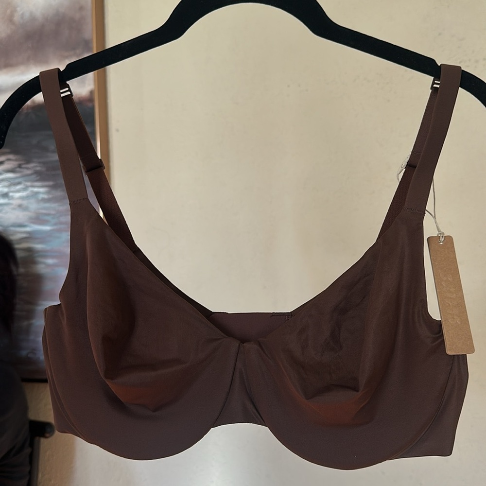 Skims Smoothing Intimates Full Coverage Bra Cocoa 36C nwt